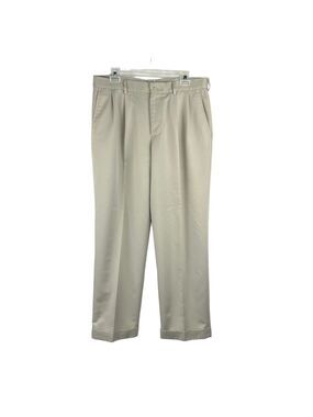 Euc-van Heusen Pleated front, Pockets, Relaxed, Classic-Fit, Dress Pants 33X30